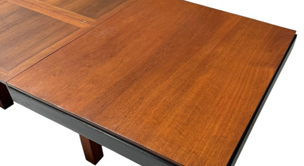 Art Deco Modernist Extending Dining Room Table by Toko v/d Pol Semarang, 1920s